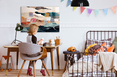 Quadro magnético decorativo Paisagem abstrata