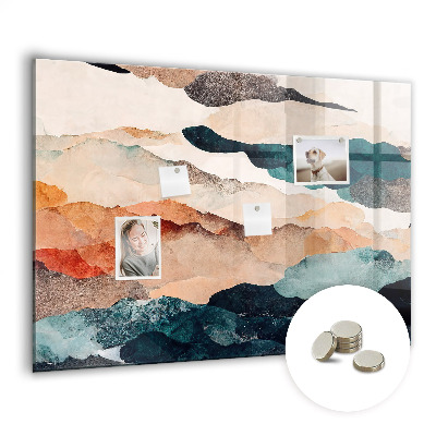 Quadro magnético decorativo Paisagem abstrata