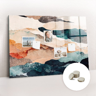 Quadro magnético decorativo Paisagem abstrata