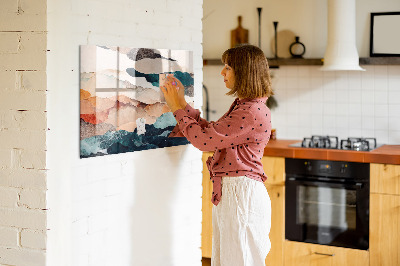 Quadro magnético decorativo Paisagem abstrata