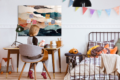 Quadro magnético decorativo Paisagem abstrata