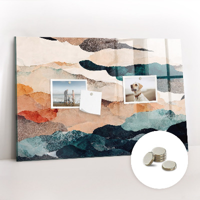 Quadro magnético decorativo Paisagem abstrata