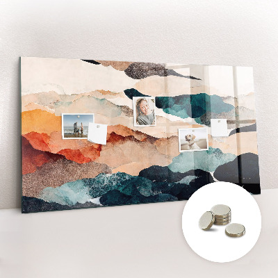 Quadro magnético decorativo Paisagem abstrata