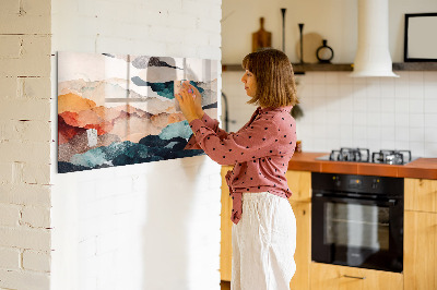 Quadro magnético decorativo Paisagem abstrata