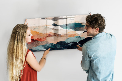 Quadro magnético decorativo Paisagem abstrata