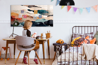 Quadro magnético decorativo Paisagem abstrata