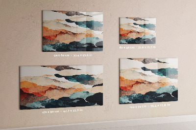 Quadro magnético decorativo Paisagem abstrata