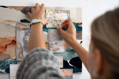 Quadro magnético decorativo Paisagem abstrata