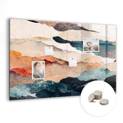 Quadro magnético decorativo Paisagem abstrata
