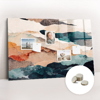 Quadro magnético decorativo Paisagem abstrata