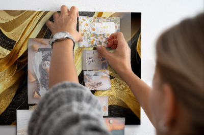 Quadro magnético de parede Abstração elegante