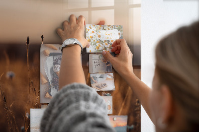 Quadro magnético decorativo Nascer do sol no campo