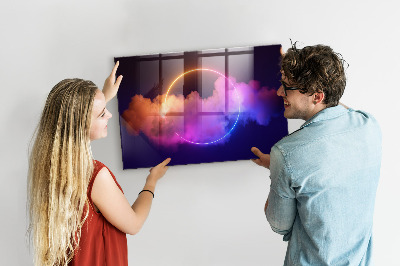 Painel magnético Abstração de fumaça 3D