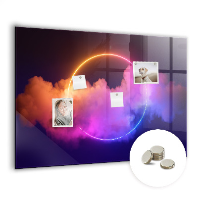 Painel magnético Abstração de fumaça 3D