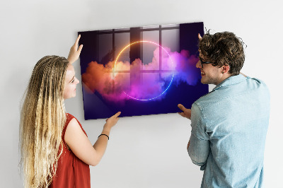 Painel magnético Abstração de fumaça 3D