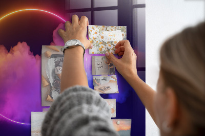 Painel magnético Abstração de fumaça 3D