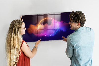 Painel magnético Abstração de fumaça 3D