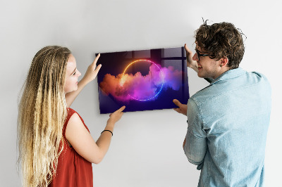 Painel magnético Abstração de fumaça 3D