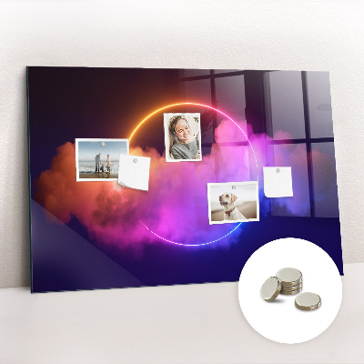 Painel magnético Abstração de fumaça 3D