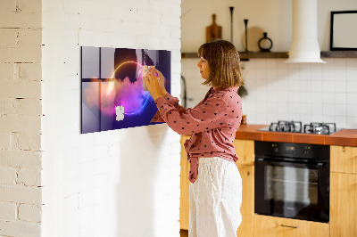 Painel magnético Abstração de fumaça 3D