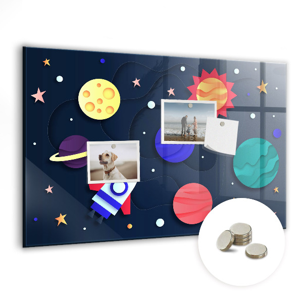Quadro magnético de parede Espaço infantil