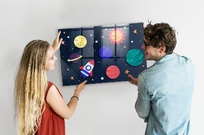 Quadro magnético de parede Espaço infantil