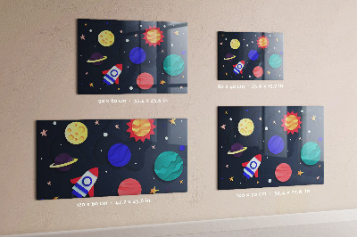 Quadro magnético de parede Espaço infantil