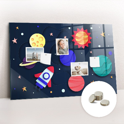 Quadro magnético de parede Espaço infantil