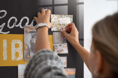 Painel magnético Citação motivacional