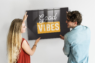 Painel magnético Citação motivacional