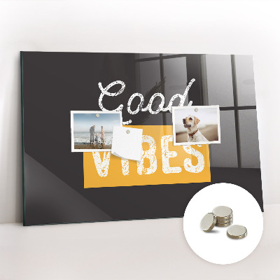 Painel magnético Citação motivacional