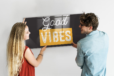 Painel magnético Citação motivacional