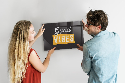 Painel magnético Citação motivacional