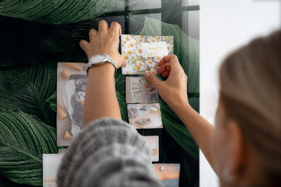 Quadro magnético de parede Monstera tropical