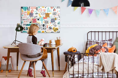 Quadro magnético decorativo Imagens esboços