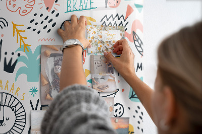 Quadro magnético decorativo Imagens esboços