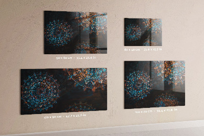 Painel magnético Padrão de mandala