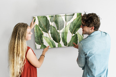 Quadro magnético de parede Folhas de palmeira