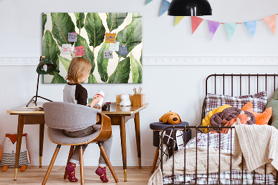 Quadro magnético de parede Folhas de palmeira