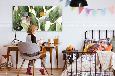 Quadro magnético de parede Folhas de palmeira