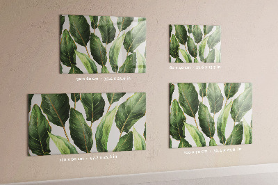 Quadro magnético de parede Folhas de palmeira