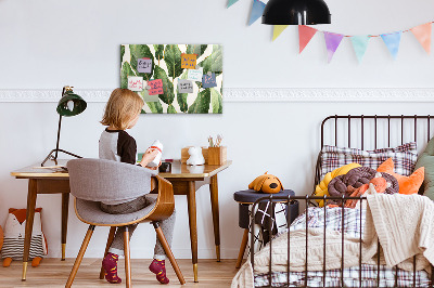 Quadro magnético de parede Folhas de palmeira