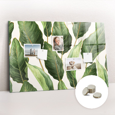 Quadro magnético de parede Folhas de palmeira