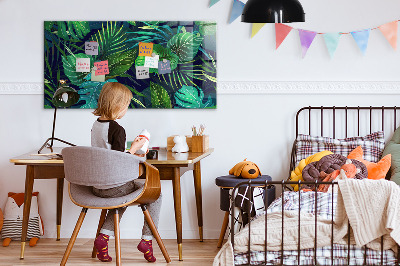 Quadro magnético decorativo Folhas exóticas