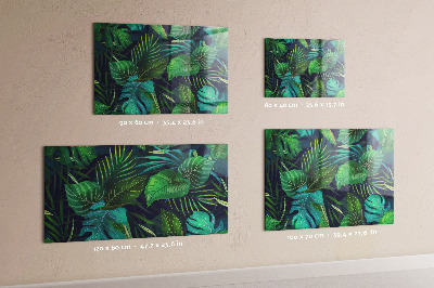 Quadro magnético decorativo Folhas exóticas