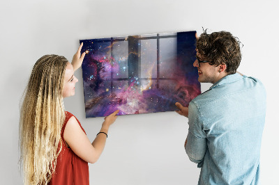 Quadro magnético de parede Mundo da galáxia