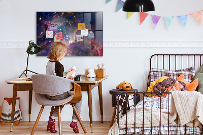 Quadro magnético de parede Mundo da galáxia