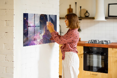 Quadro magnético de parede Mundo da galáxia