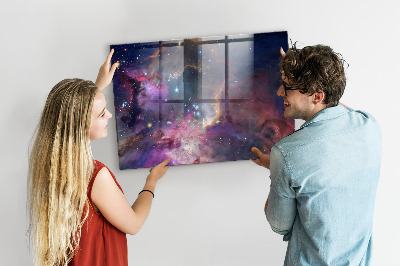 Quadro magnético de parede Mundo da galáxia