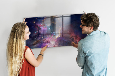 Quadro magnético de parede Mundo da galáxia